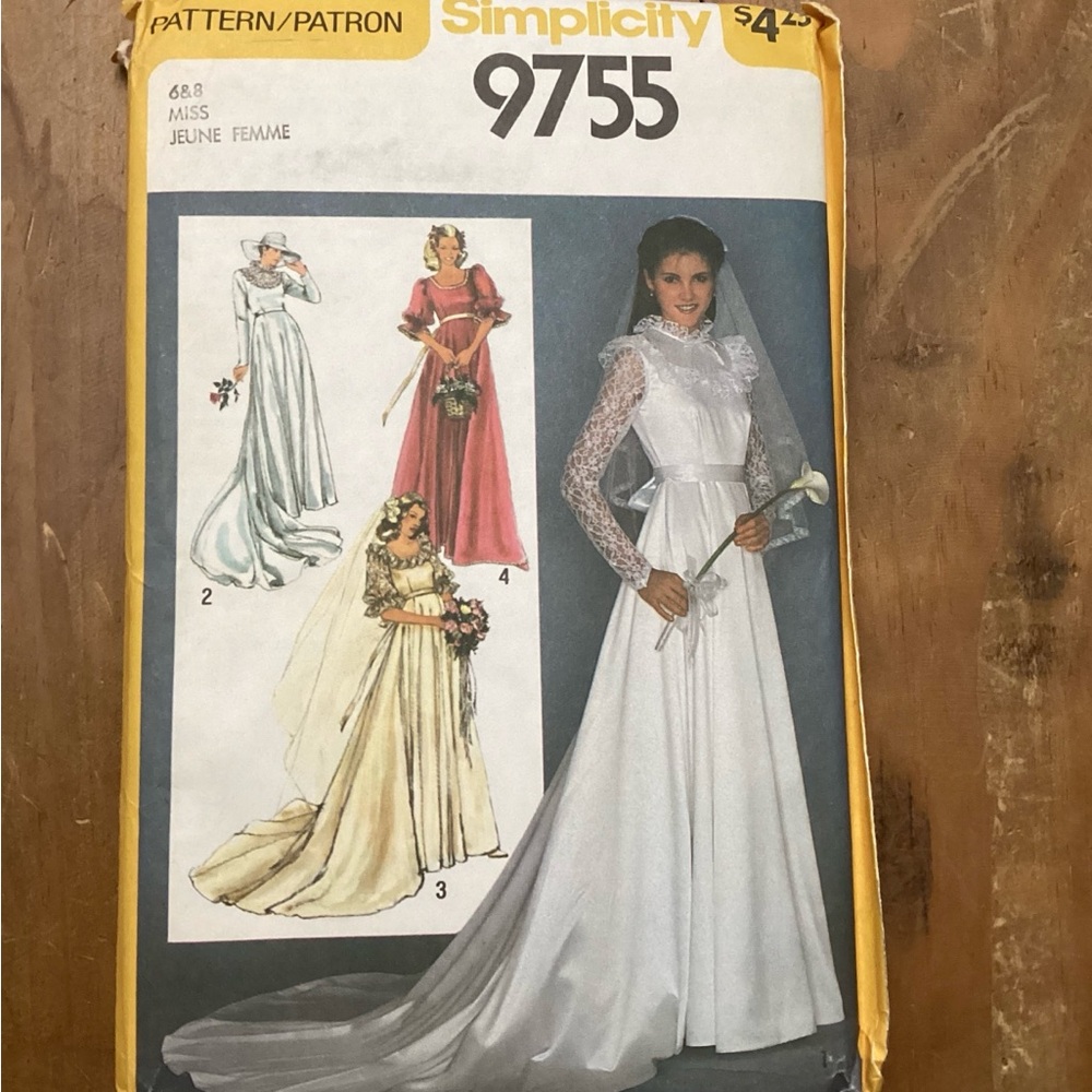 Simplicity Wedding Dress Pattern